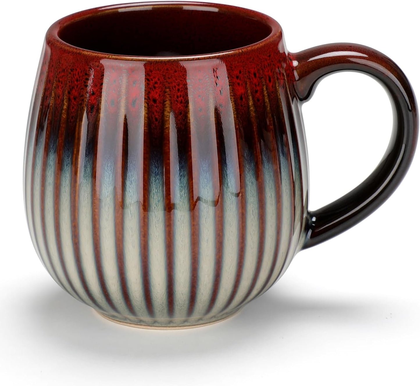 CosyCorner Ceramic Coffee Mugs Set, 17 oz Large Coffee Cups for Home and Office, Ceramic Cup for Coffee & Tea(B×4 pcs)