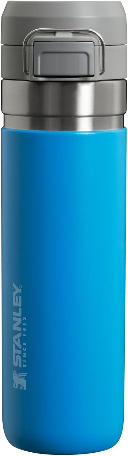 Stanley Quick Flip GO Water Bottle 36 oz | Push Button Lid | Leakproof and Packable for Travel and Sports | Insulated Stainless Steel | BPA-Free | Charcoal