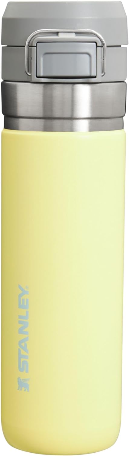 Stanley Quick Flip GO Water Bottle 36 oz | Push Button Lid | Leakproof and Packable for Travel and Sports | Insulated Stainless Steel | BPA-Free | Charcoal