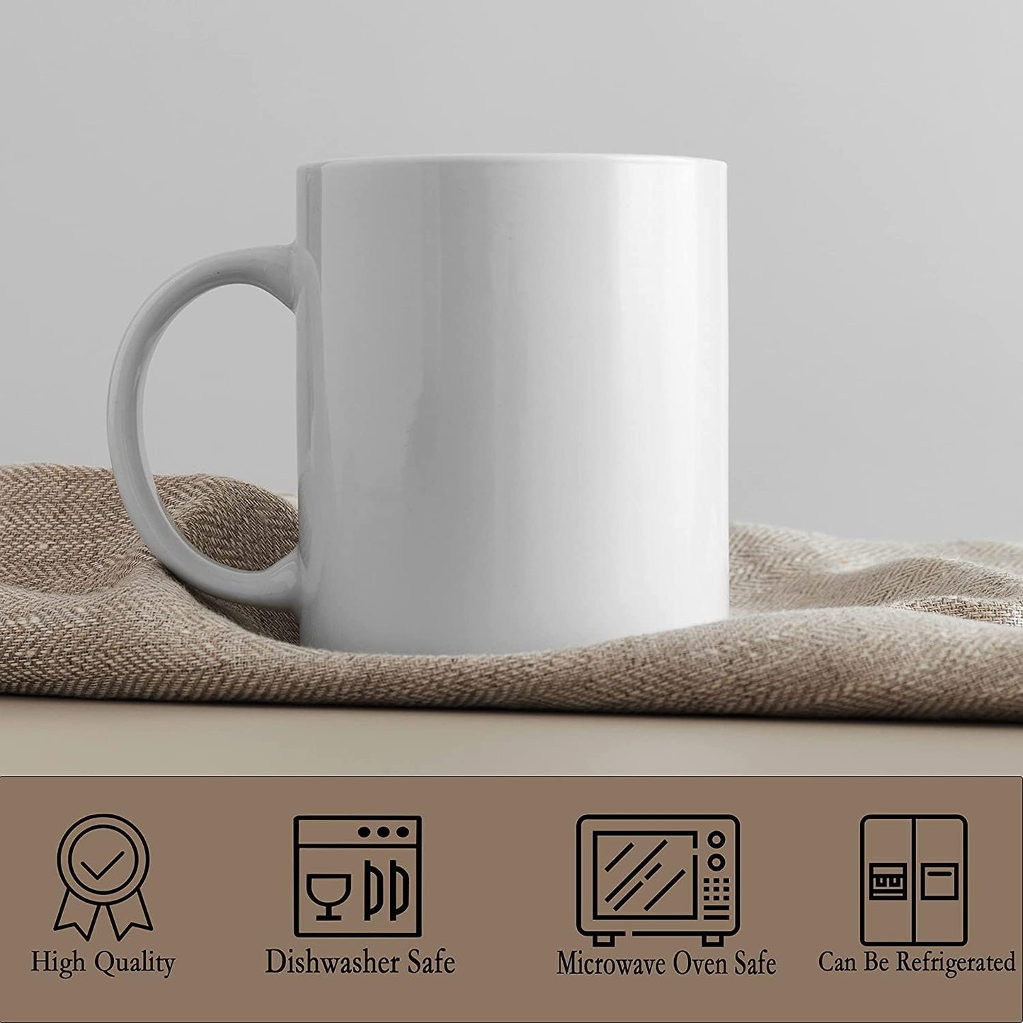 TANGLONG Sublimation Mugs 15 oz, Sublimation Blanks, Bulk Coffee Mugs,White Cups for Coffee,Latte, Soup, Milk, Hot Cocoa Set of 12